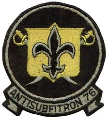 Anti-Submarine Fighter Squadron 76 (VSF-76)
VSF-76 "Fighting Saints"  
1970-73 
In August 1973 VSF-76 and sister-squadron VSF-86 merged and were redesignated VC-13.
Douglas A-4C Skyhawk
Vought F-8H Crusader
CVSG-70 
