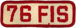 76th Fighter-Interceptor Squadron
