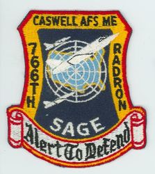 766th Radar Squadron  (Semi-Automatic Ground Environment) 
