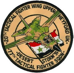 77th Tactical Fighter Squadron Operation DESERT STORM 1991
