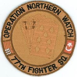 77th Fighter Squadron Operation NORTHERN WATCH
Keywords: desert