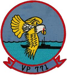 Patrol Squadron 771 (VP-771)
Established as Patrol Squadron SEVEN SEVENTY ONE (VP-771) in Oct 1952. Disestablished in Jan 1968.

