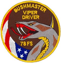 78th Fighter Squadron F-16 Swirl
