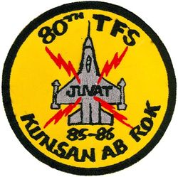 80th Tactical Fighter Squadron F-16 Morale
