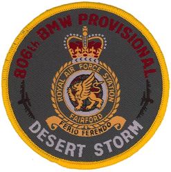 806th Bombardment Wing (Provisional) Operation DESERT STORM 1991
