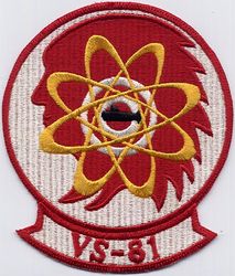 Air Anti-Submarine Squadron 81 (VS-81)  
Established as Air Anti-Submarine Squadron EIGHTY ONE (VS-81) on 1 Jul 1970. Disestablished on 1 Jul 1975.

Grumman S-2E Tracker, 1970-1975

