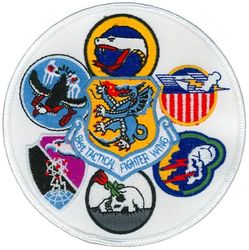 81st Tactical Fighter Wing Gaggle
Gaggle: 78th Tactical Fighter Squadron, 91st Tactical Fighter Squadron, 92d Tactical Fighter Squadron, 509th Tactical Fighter Squadron, 510th Tactical Fighter Squadron, 511th Tactical Fighter Squadron & 81st Tactical Fighter Wing. 
