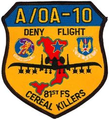 81st Fighter Squadron A/OA-10 Operation DENY FLIGHT FAKE

