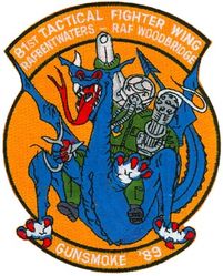 81st Tactical Fighter Wing Gunsmoke Competition 1989
Support crew version.
