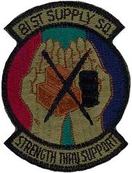 81st Supply Squadron
Keywords: subdued