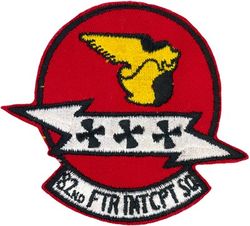 82d Fighter-Interceptor Squadron
Felt version used 53-54 at Keflavik.
