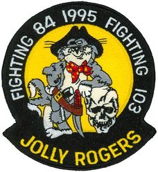 Fighter Squadron 84 (VF-84) Redesignation to Fighter Squadron 103 (VF-103)
VF-84 "Jolly Rogers"
1995
Grumman F-14A Tomcat
