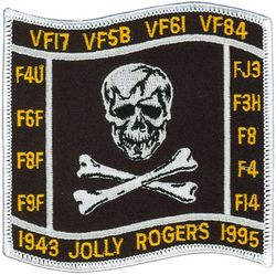 Fighter Squadron 84 (VF-84) Deactivation
VF-84 "Jolly Rogers"
1995
Grumman F-14A Tomcat
