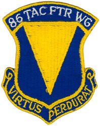 86th Tactical Fighter Wing
Translation: VIRTUS PERDURAT = Courage Will Endure

