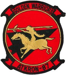 Attack Squadron 87 (VA-87)
VA-87 "Golden Warriors"
1980's-1986
Vought A-7E Corsair II
