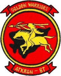 Attack Squadron 87 (VA-87)
VA-87 "Golden Warriors"
1968-1970's
Vought A-7B; A-7E Corsair II
