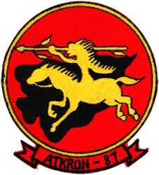 Attack Squadron 87 (VA-87)
VA-87 "Golden Warriors"
1968-1970's
Vought A-7B; A-7E Corsair II
