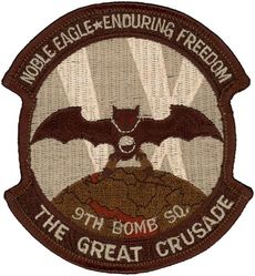 9th Bomb Squadron Operations NOBLE EAGLE and ENDURING FREEDOM
Keywords: desert