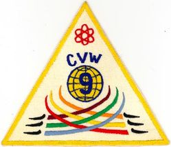 Carrier Air Wing 9 (CVW-9)
Established as Carrier Air Group NINE (CVG-9) on 26 March 1952. Redesignated Carrier Air Wing NINE (CVW-9) on 20 Dec 1963-.

