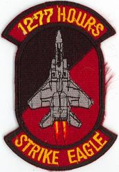 McDonnell Douglas F-15E Strike Eagle 1277 Flight Hours
