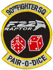 90th Fighter Squadron F-22 
