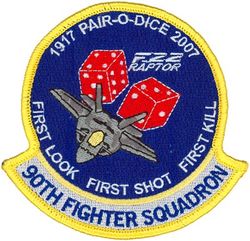 90th Fighter Squadron F-22 
