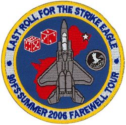 90th Fighter Squadron F-15E Farwell
