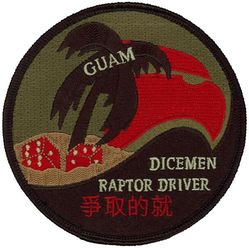 90th Expeditionary Fighter Squadron F-22 Pilot Exercise JUNGLE SHIELD 2009
Jungle Shield, held from 10-12 Mar 2009, will exercise 13th Air Force's air defense mission in Guam and validate the area air defense commander's ability to command and control such missions from the 613th Air and Space Operations Center. 
Keywords: subdued