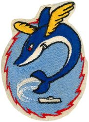Fighter Squadron 93 (VF-93)
Established as Fighter Squadron NINETY THREE (VF-93) (2nd) on 12 Aug 1948. Disestablished on 30 Nov 1949. Established as Fighter Squadron NINETY THREE (VF-93) on 26 Mar 1952. Redesignated Attack Squadron NINETY THREE (VA93) on 15 Sep 1956. Disestablished on 31 Aug 1986. The first squadron to be assigned the VA-93 designation.

Grumman F8F-2 Bearcat, 1948-1949
Grumman F9F-2 Panther, 1952-1953
Grumman F9F-5 Panther, 1952-1953
Grumman F9F-6 Panther, 1955-1956

Insignia approved on 14 Apr 1954.

