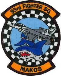 93d Fighter Squadron F-16

