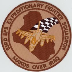 93d Expeditionary Fighter Squadron Operation IRAQI FREEDOM 2009
Keywords: desert