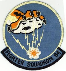 Fighter Squadron 94 (VF-94)
Established as Fighter Squadron NINETY FOUR (VF-94) (2nd) on 26 Mar 1952. Redesignated Attack Squadron NINETY FOUR (VA-94) on 1 Aug 1958; Strike Fighter Squadron NINETY FOUR (VFA-94) on 28 Jun 1990-.

Vought FG-1D Corsair, 1952
Vought F4U-4 Corsair, 1952-1953
Grumman F9F-5 Panther, 1954-1955
North American FJ-3 Fury, 1955
Grumman F9F-8B Cougar, 1955-1957
North American FJ-3M Fury, 1957-1958

Insignia. Second design (Tiger Paw) was approved on 21 Nov 1955, used until 21 Apr 1959.


