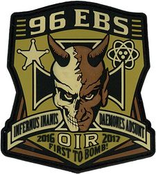 96th Expeditionary Bomb Squadron OPERATION INHERENT RESOLVE 2016-2017
Keywords: OCP,PVC