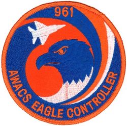 961st Airborne Air Control Squadron Controller
