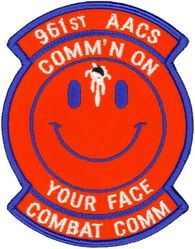 961st Airborne Air Control Squadron Combat Communications Morale
