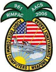 961st Airborne Air Control Squadron Exercise RIMPAC 2006
