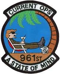 961st Airborne Air Control Squadron Morale
