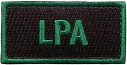 962d Airborne Air Control Squadron Lieutenant’s Protection Association Pencil Pocket Tab
