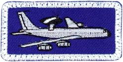 963d Airborne Air Control Squadron E-3 Pencil Pocket Tab
