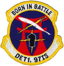 97th Intelligence Squadron Detachment 1
Japanese made by Tiger Embroidery
