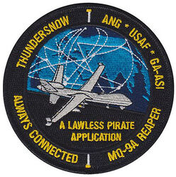 Air National Guard/Air Force Reserve Command Test Center MQ-9
The Air National Guard Air Force Reserve Command Test Center (AATC) is responsible for operational and developmental evaluations, tactics development, and evaluation for all Air Reserve Component (ARC) weapons systems. AATC is also home to ARC's ground-breaking efforts in Innovation enterprise and Software Development through ARCWERX and Corsair Ranch.

This composite flying organization is composed of A-10, C-130H, F-15, F-16, HC-130, HH-60, and KC-135 aircraft at four geographically separated units. Additionally, AATC is chartered to modernize the ARC's Battlefield Airman Enterprise which includes Intelligence, Surveillance, & Reconnaissance (ISR), Cyber, Space, and all other Combined Test Forces (CTF).

