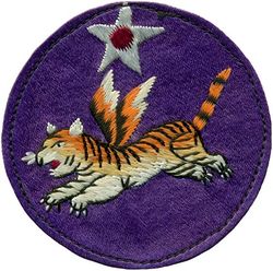 14th Air Force
Established as Fourteenth Air Force on 5 Mar 1943. Activated on 10 Mar 1943. Inactivated on 6 Jan 1946.

Insignia approved on 6 Aug 1943. CBI made silk embroidery on silk.

Stations. Kunming, China, 10 Mar 1943; Peishiyi, China, 7 Aug-c. 15 Dec 1945; Fort Lawton, WA, 5-6 Jan 1946.

