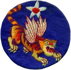 14th Air Force
Established as Fourteenth Air Force on 5 Mar 1943. Activated on 10 Mar 1943. Inactivated on 6 Jan 1946.

Insignia approved on 6 Aug 1943. CBI made silk embroidery on silk.

Stations. Kunming, China, 10 Mar 1943; Peishiyi, China, 7 Aug-c. 15 Dec 1945; Fort Lawton, WA, 5-6 Jan 1946.

