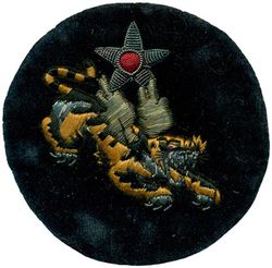 14th Air Force
Established as Fourteenth Air Force on 5 Mar 1943. Activated on 10 Mar 1943. Inactivated on 6 Jan 1946.

Insignia approved on 6 Aug 1943. CBI made bullion embroidery on velvet.

Stations. Kunming, China, 10 Mar 1943; Peishiyi, China, 7 Aug-c. 15 Dec 1945; Fort Lawton, WA, 5-6 Jan 1946.

