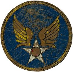 15th Air Force
Established as Fifteenth Air Force on 30 Oct 1943.  Activated on 1 Nov 1943.  Inactivated on 15 Sep 1945.

Insignia approved on 19 Feb 1944. Italian painted incised leather.

Stations.  Tunis, Tunisia, 1 Nov 1943; Bari, Italy, 1 Dec 1943-15 Sep 1945.


