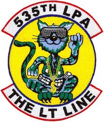 535th Airlift Squadron Lieutenant’s Protection Association
Constituted as 535 Fighter Squadron on 24 Sep 1943. Activated on 1 Oct 1943. Disbanded on 10 Apr 1944. Reconstituted, and redesignated as 535 Fighter Squadron, Two-Engine, on 16 May 1949. Activated in the Reserve on 27 Jun 1949. Redesignated as 535 Fighter-Escort Squadron on 16 Mar 1950. Ordered to active service on 1 May 1951. Inactivated on 25 Jun 1951. Redesignated as 535 Troop Carrier Squadron, Medium, on 26 May 1952. Activated in the Reserve on 15 Jun 1952. Inactivated on 1 Feb 1953. Redesignated as 535 Troop Carrier Squadron, and activated, on 12 Oct 1966. Organized on 1 Jan 1967. Redesignated as 535 Tactical Airlift Squadron on 1 Aug 1967. Inactivated on 24 Jan 1972. Redesignated as 535 Airlift Squadron on 1 Apr 2005. Activated on 18 Apr 2005.
