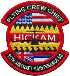 15th Aircraft Maintenance Squadron Flying Crew Chief
