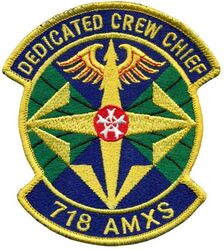 718th Aircraft Maintenance Squadron Dedicated Crew Chief
