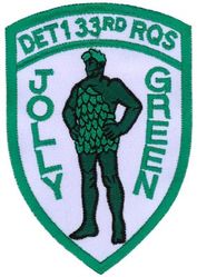 33d Rescue Squadron Detachment 1 Jolly Green
Constituted as 33 Air Rescue Squadron on 17 Oct 1952. Activated on 14 Nov 1952. Discontinued on 18 Mar 1960. Organized on 18 Jun 1961. Redesignated as: 33 Air Recovery Squadron on 1 Jul 1965; 33 Aerospace Rescue and Recovery Squadron on 8 Jan 1966. Inactivated on 1 Oct 1970. Activated on 1 Jul 1971. Redesignated as: 33 Air Rescue Squadron on 1 Jun 1989; 33 Rescue Squadron on 1 Feb 1993-.
