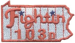 103d Attack Squadron Morale Pencil Pocket Tab
